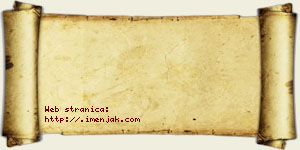 Kristina Pavin vizit kartica